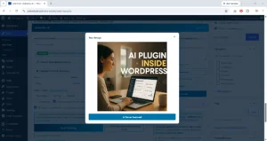 Antradus AI featured image generation in 1 click